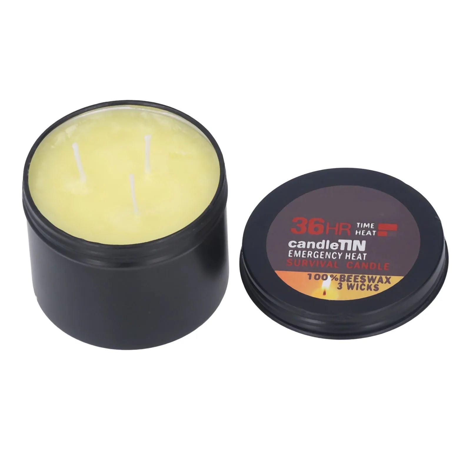 24 Hours Emergency Candle, Windproof Waterproof Smokeless Slow Burning Beeswax Wax Candle Bright Long Lasting Camping Candle for Emergencies, Hiking, Essential Supplies(Silver 24 Hours Emergency Candle, Windproof Waterproof Smokeless Slow Burning Beeswax Wax Candle Bright Long Lasting Camping Candle for Emergencies, Hiking, Essential Supplies(Silver