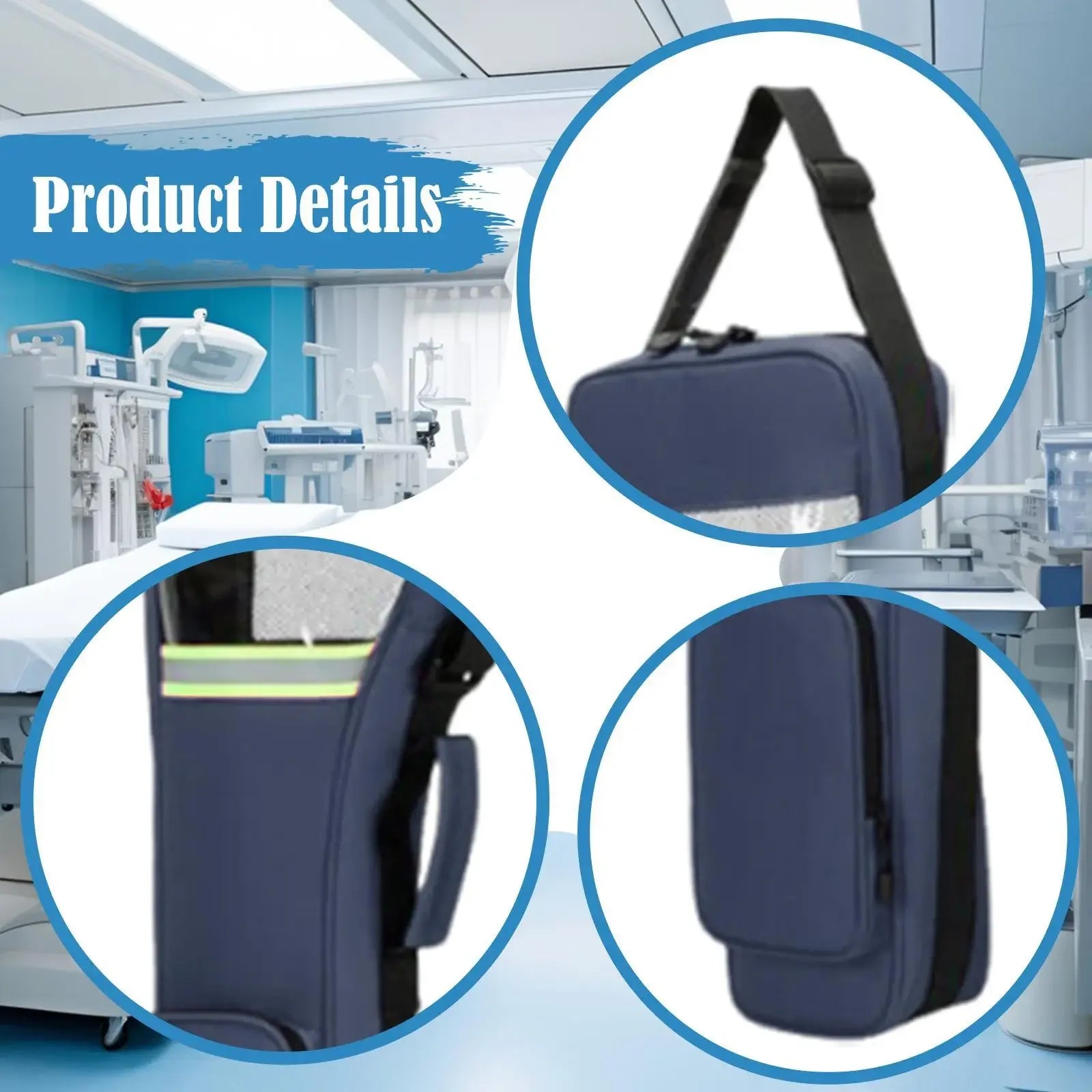 Draagbare Zuurstof Cilinder Tas met Reflectie