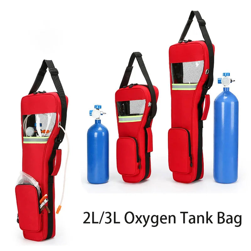 Draagbare Zuurstof Cilinder Tas met Reflectie